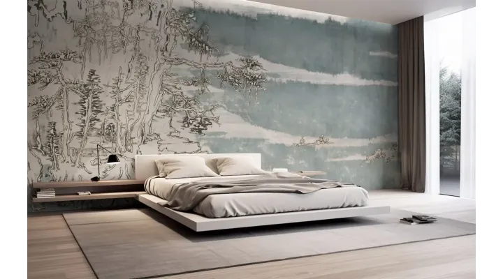 Tokai – Japanese-Inspired Landscape Wallpaper | Luxury Wall Decor
