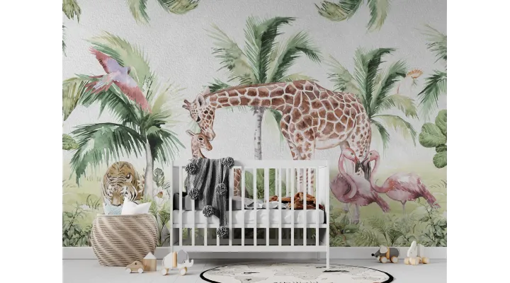 Safari Buddies – Playful Safari Animal Wallpaper
