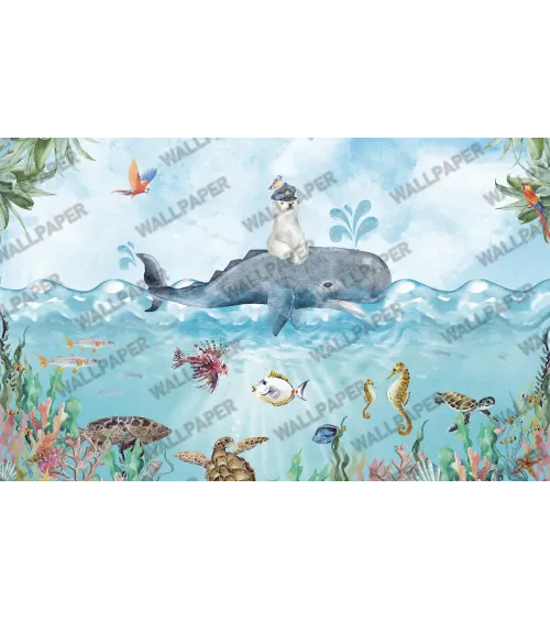 Arctic Pals – Cute Arctic Animal Wallpaper for Kids | Art Vision Decor