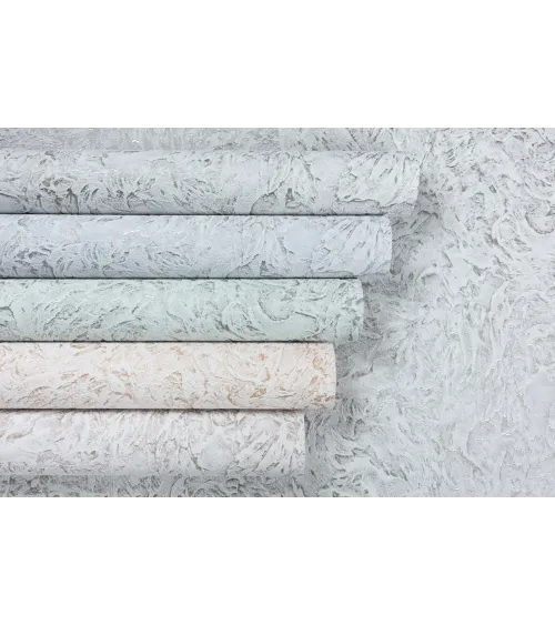 Vinyl Foam wallpaper on non-woven base Vinil ESFERO DHS-1596-01 Dark Beige