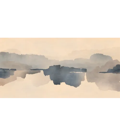 Monte Soprano Custom Seamless Wallpaper – Zen-Inspired Elegance for Serene Interiors