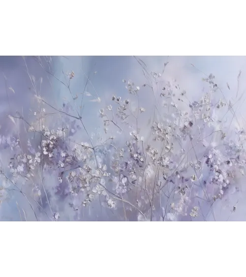 Lunaria – Pastel Dried Flower Wallpaper Mural | Art Vision Decor