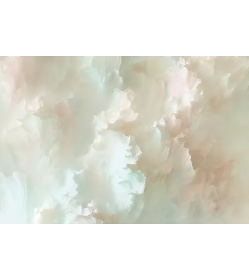 Silken Bloom – Elegant Seamless Wallpaper with Airy Floral Texture | Art Vision Decor