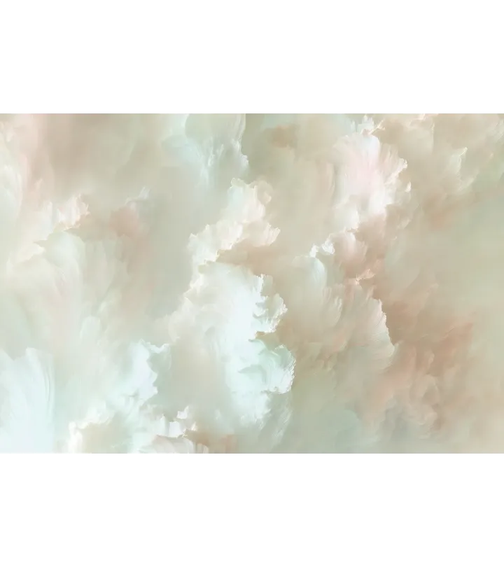 Silken Bloom – Elegant Seamless Wallpaper with Airy Floral Texture | Art Vision Decor