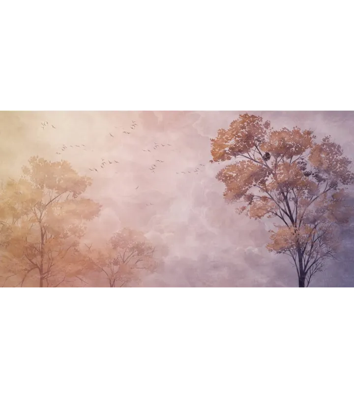 Ripensamento – Elegant Seamless Tree Landscape Wallpaper | Art Vision Decor