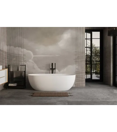 Tomas Edison Seamless Wallpaper | Luxury Earth-Tone Wall Design by Art Vision Decor