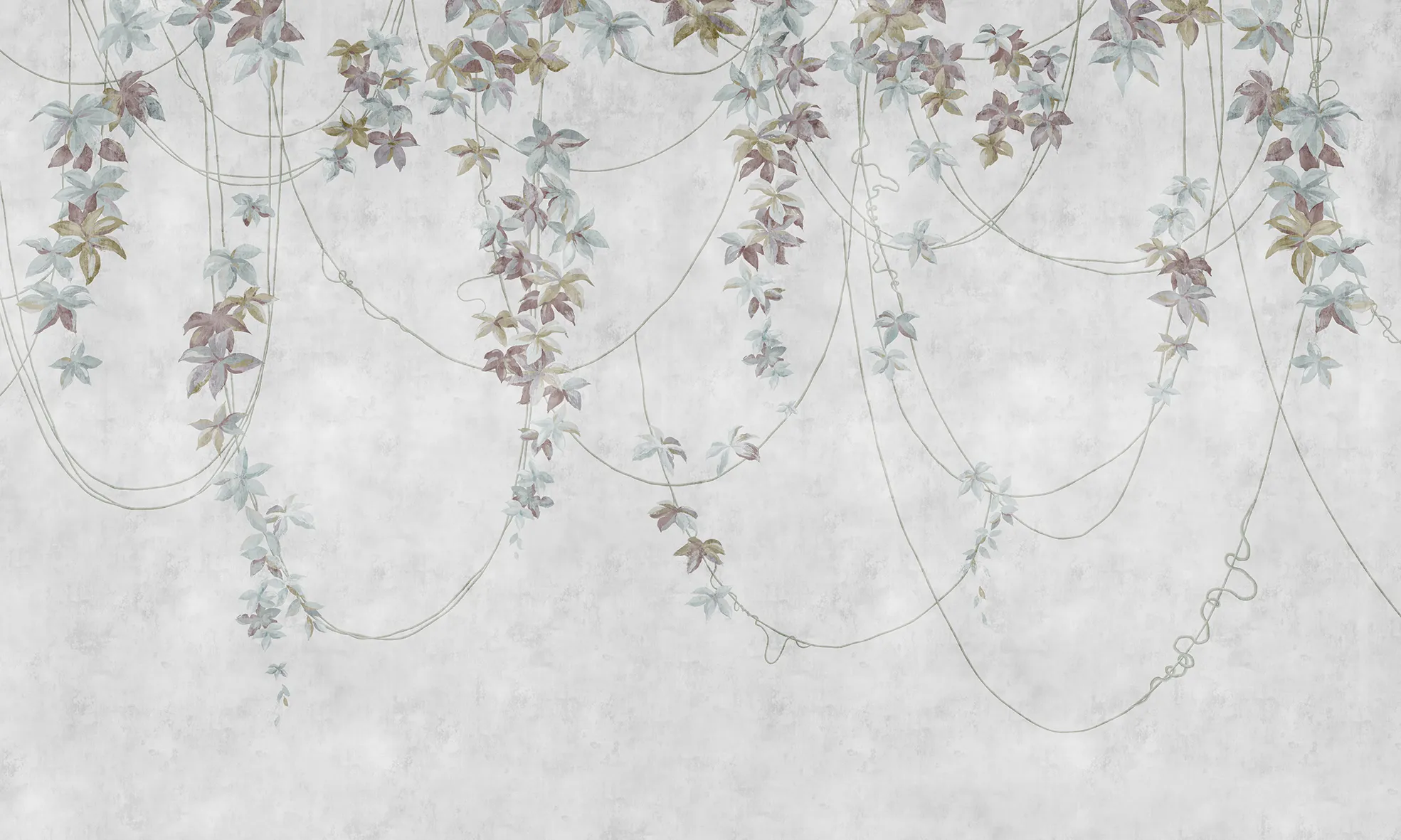 Vine Harmony — Nature-Inspired Wallpaper in Soft Shades | Art Vision Decor