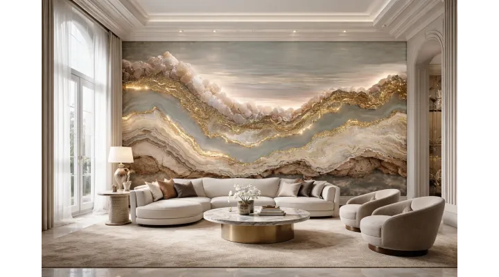 Trieste Luxury Wallpaper Mural in Richmond Hill | Custom Wall Art Canada
