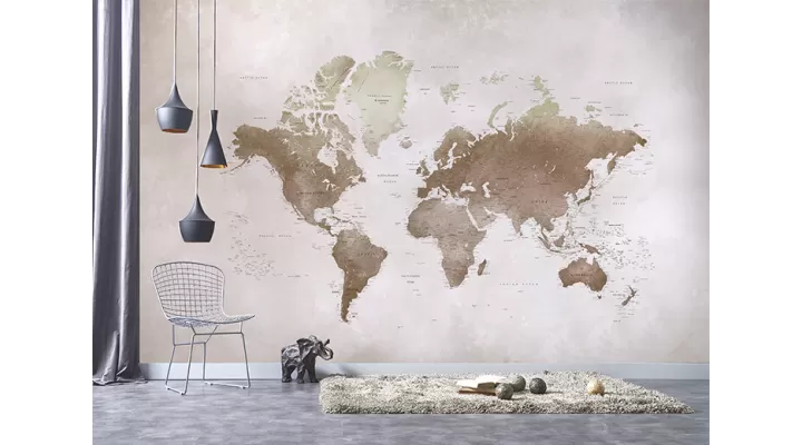 Wall Mural "BBG Map" buy with delivery