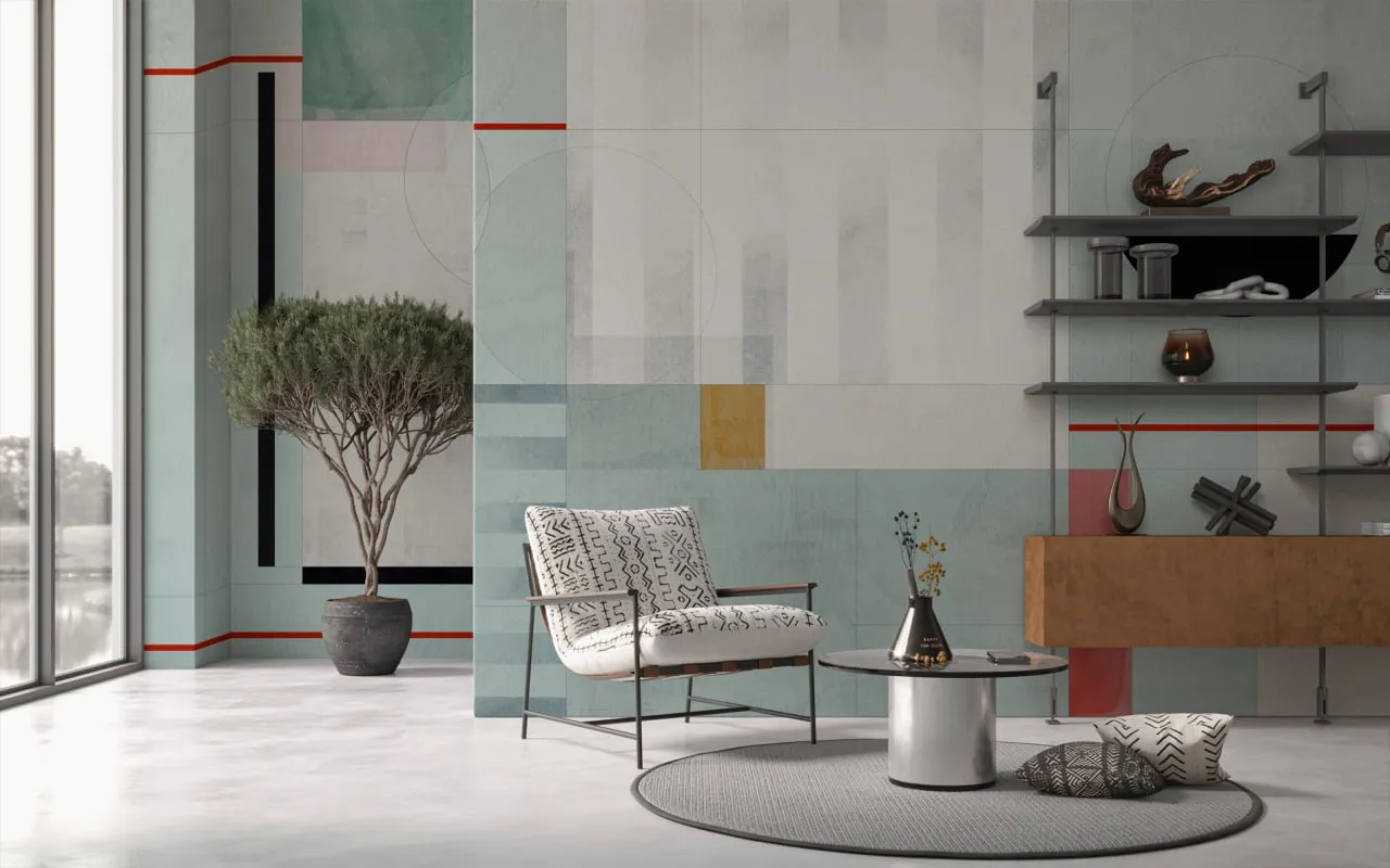 Lima Commercial Wallpaper – Abstract Art for Modern Interiors