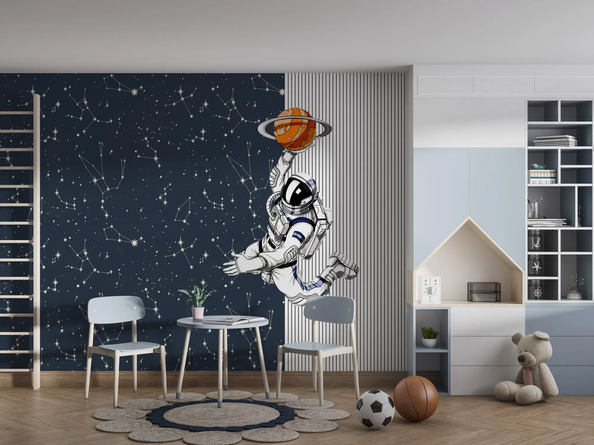 Infinite Universe – Stunning Galaxy Wallpaper for Kids | Art Vision Decor