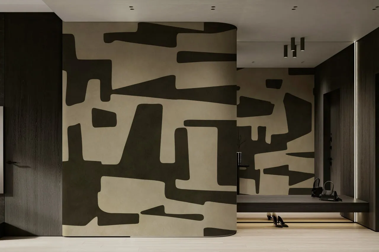Rouen – Modern Abstract Wallpaper | Luxury Wall Decor