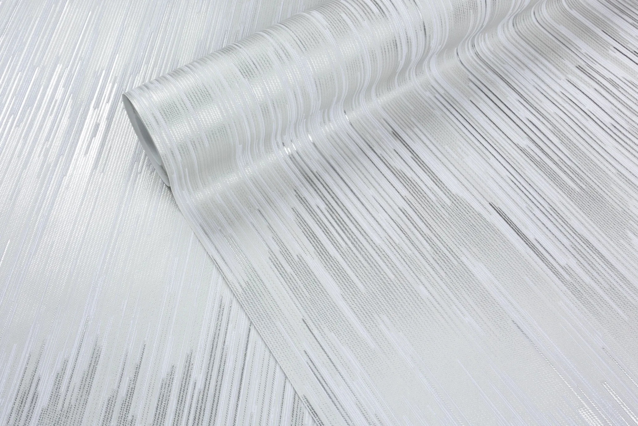 Vinyl Foam wallpaper on non-woven base Vinil RAIN DHS-1587-02 white gray