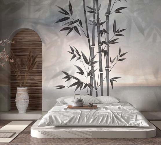 Elevate Your Space with Aurea Bamboo Wallpaper Collection