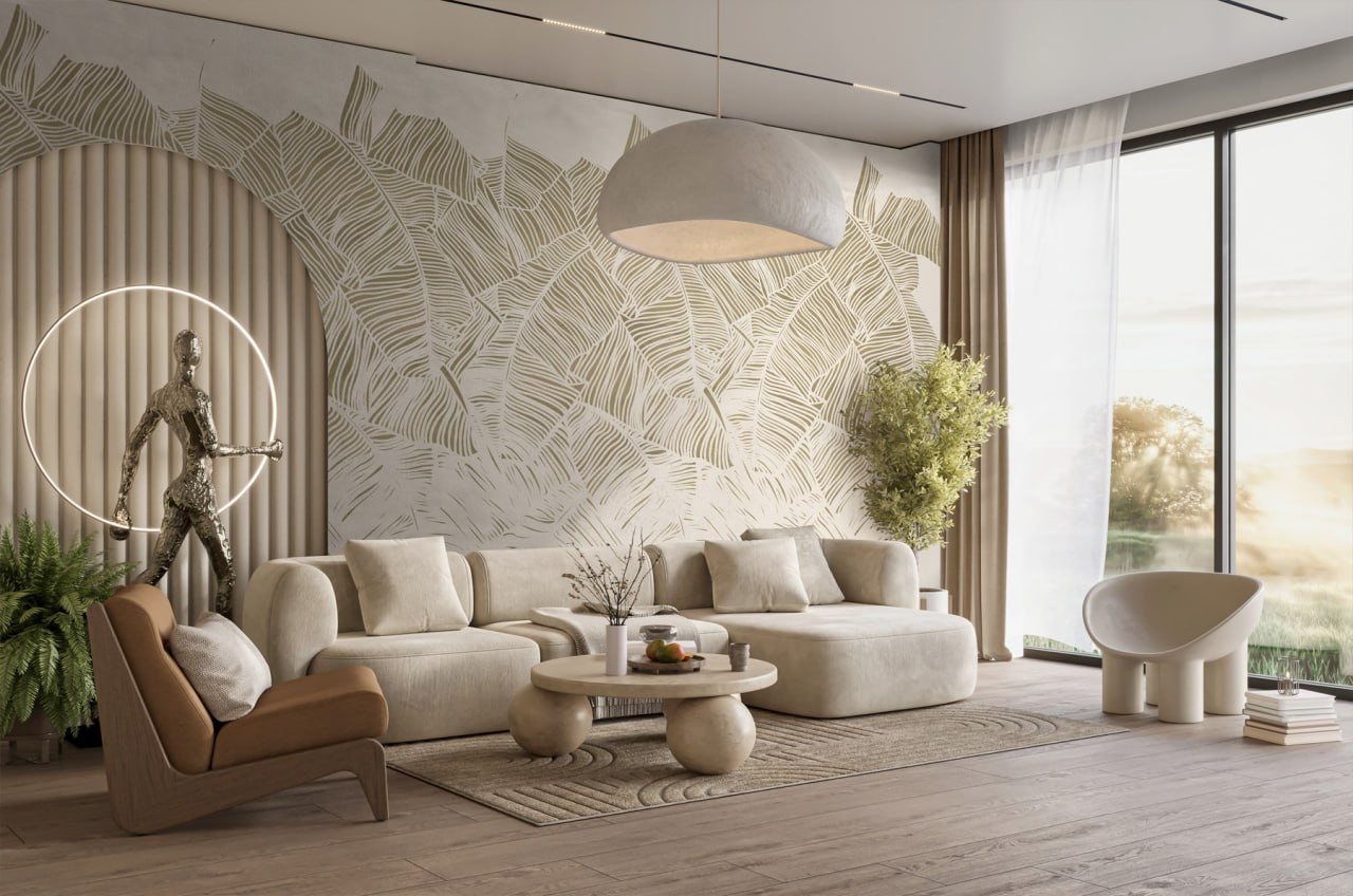 Tribu - Textured Tribal-Inspired Wallpaper for a Bold Statement | Art Vision Decor