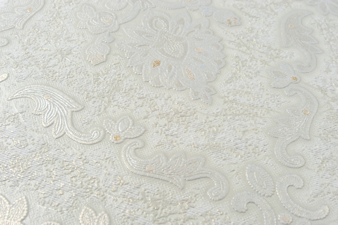 Vinyl Foam wallpaper on non-woven base Vinil Klein  DHS-1413/1 Pearl Gold 10,05 x 1,06 m