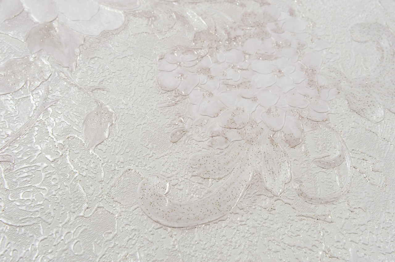 Hot Embossed wallpaper on Non-Woven Base Vinil Agava SHT 1-1405 Light Pink 10,05 x 1,06 m