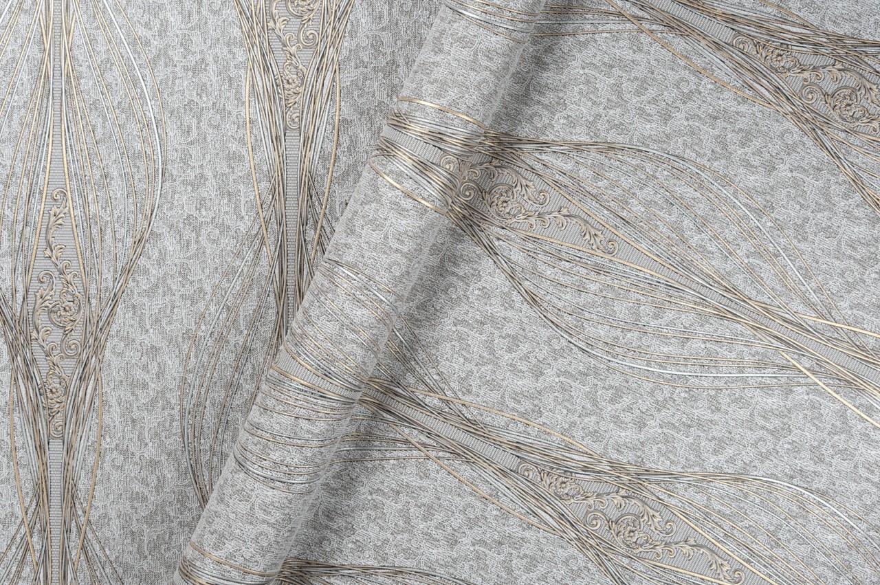 Vinyl Foam wallpaper on non-woven base Vinil Italy  DHS-1322/2 Olive 10,05 x 1,06 m