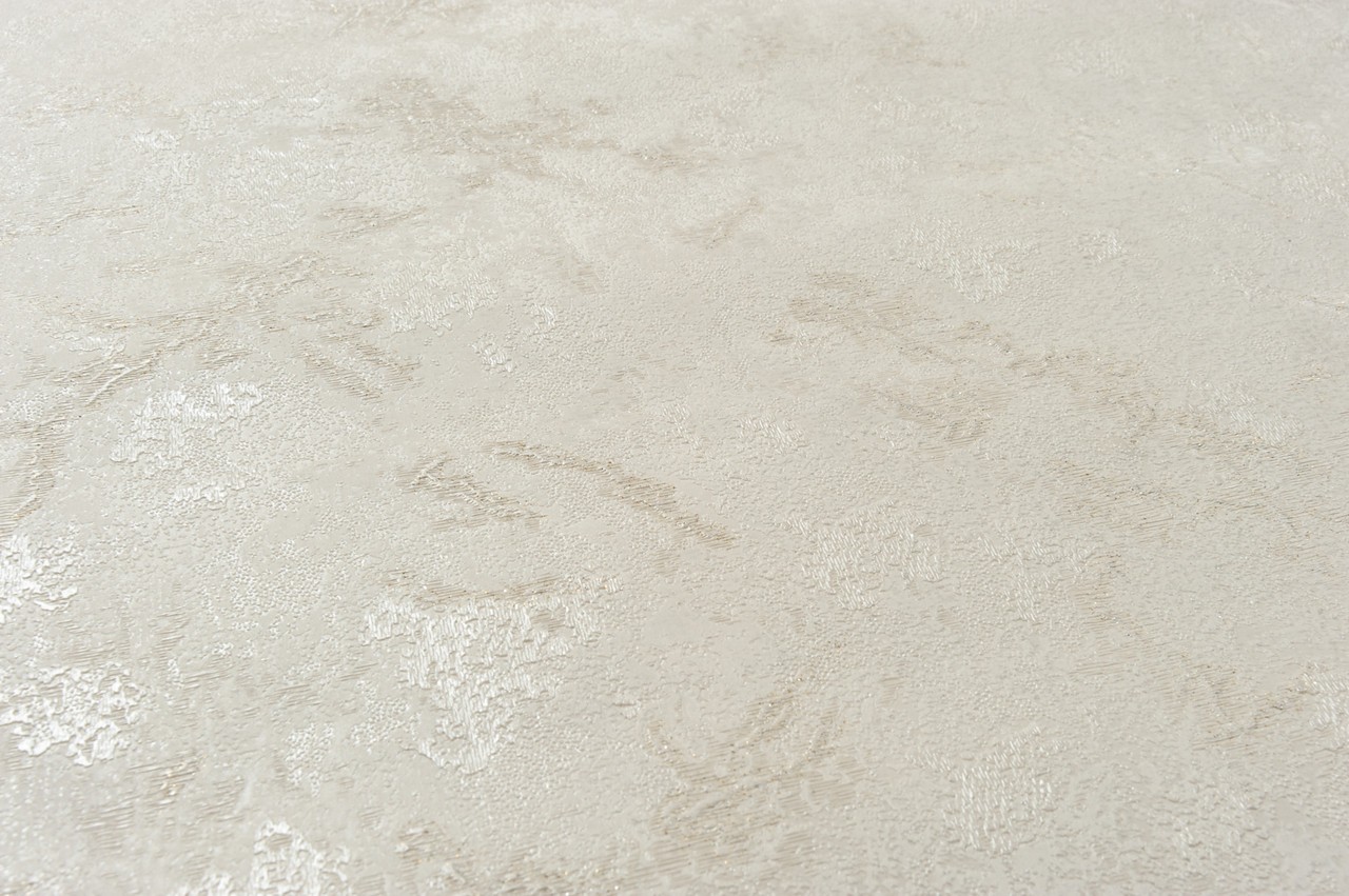 Hot Embossed wallpaper on Non-Woven Base Vinil Sofi SHT6-1210 Pearl-Silver 10,05 x 1,06 m