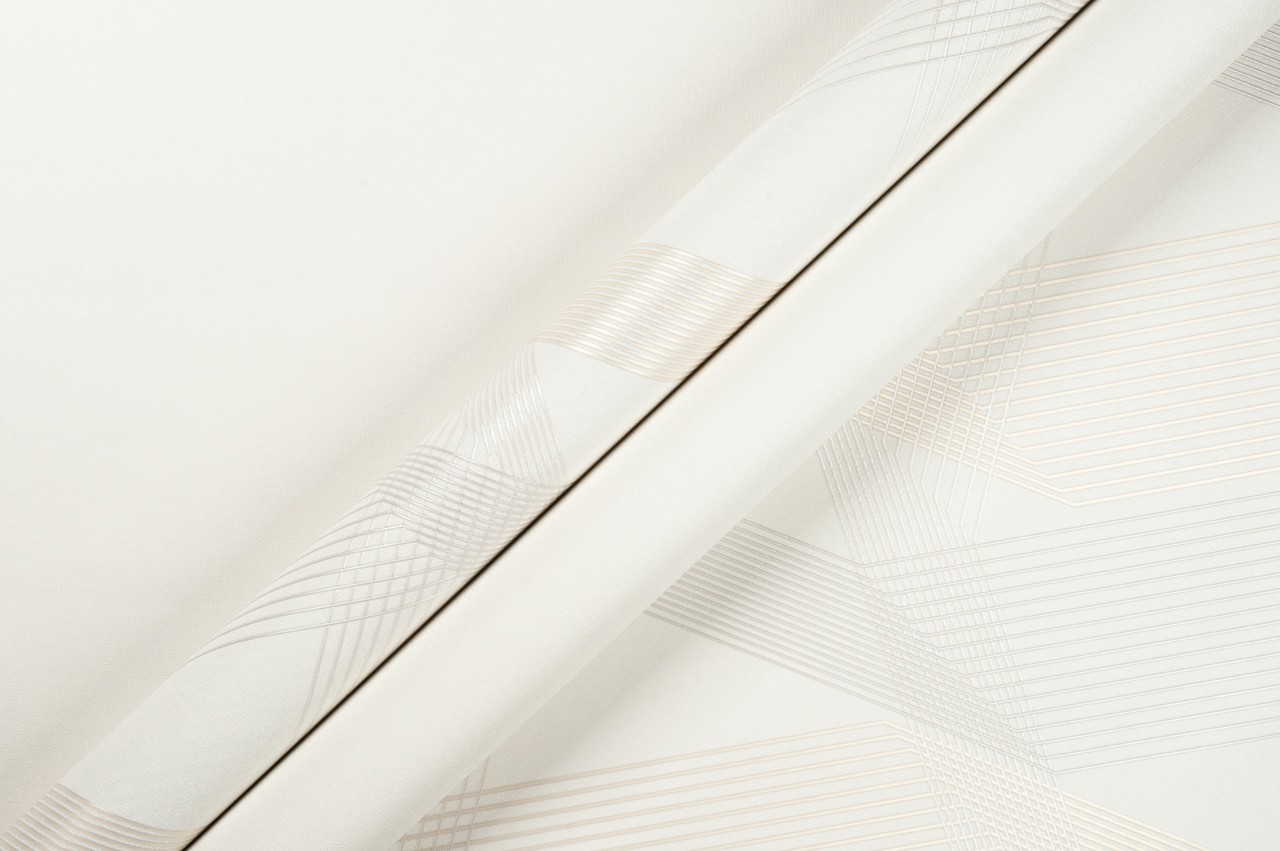 Hot Embossed wallpaper on Non-Woven Base Vinil Fringe TFSH 1-1431 White 10,05 x 1,06 m