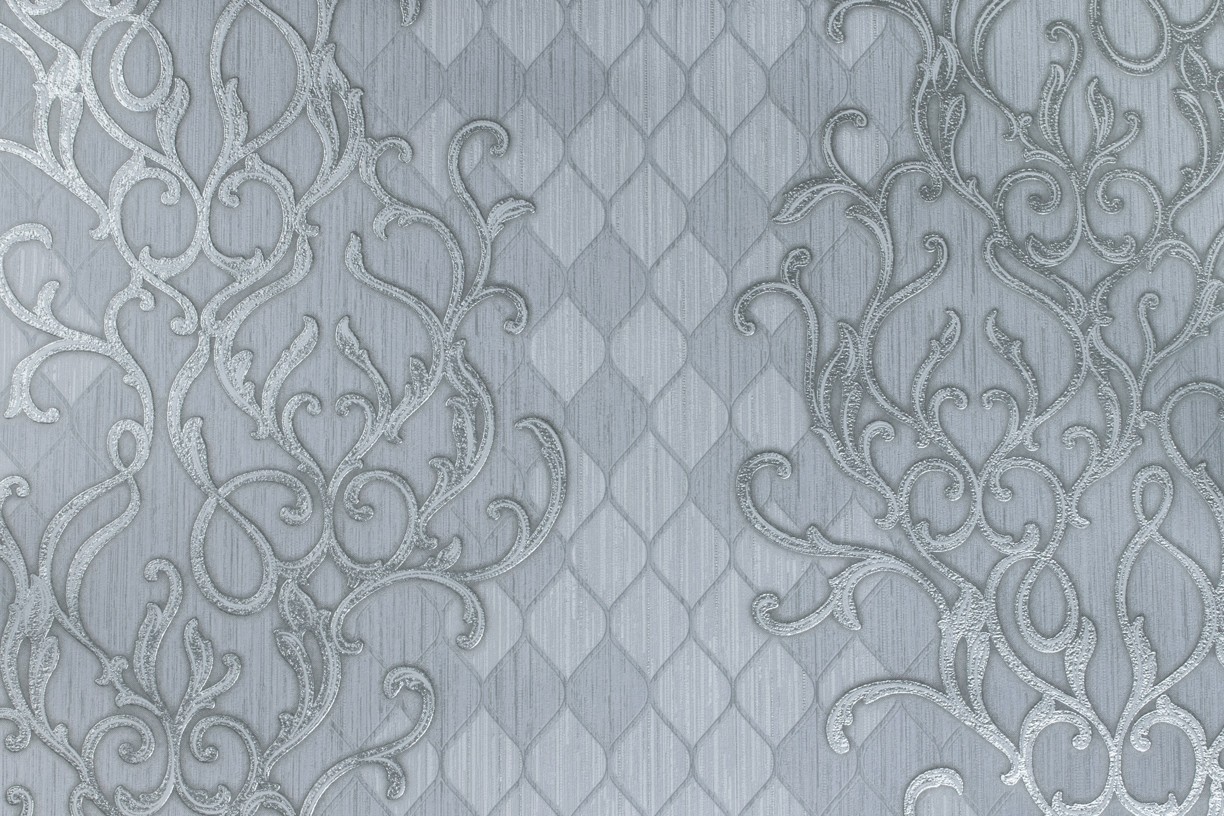 Vinyl Foam wallpaper on non-woven base Vinil Amina  DHS-1474/5 Gray 10,05 x 1,06 m