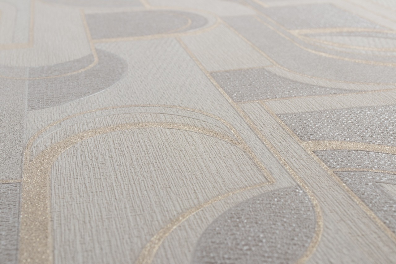 Hot Embossed wallpaper on Non-Woven Base Vinil Lion TFSH 1-1432 Light-Gray 10,05 x 1,06 m