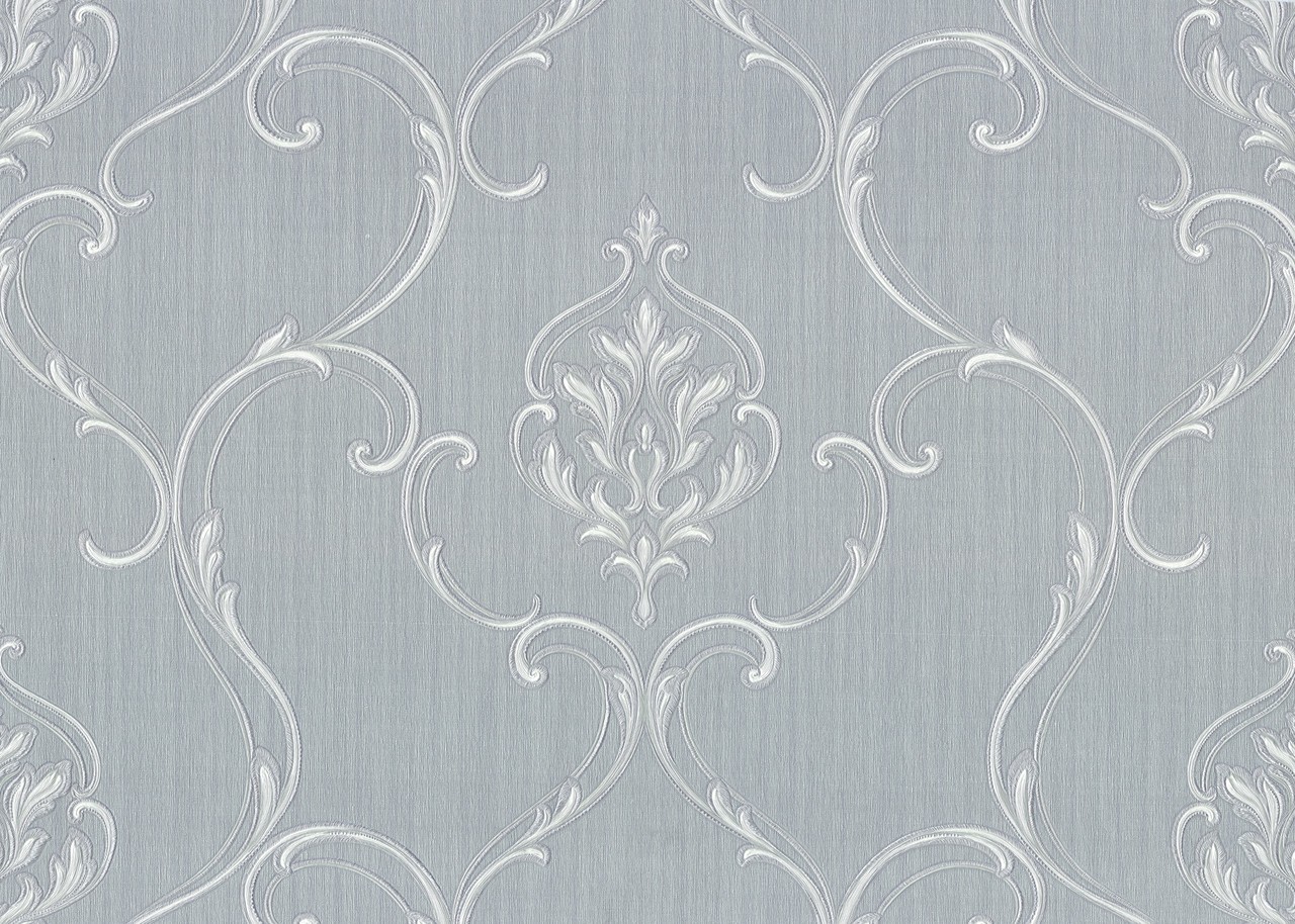 Hot Embossed wallpaper on Non-Woven Base Vinil Vensan PVIP 6-1571 Gray 10,05 x 1,06 m