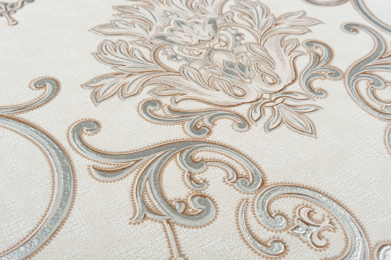 Vinyl Foam wallpaper on non-woven base Vinil Zan KFV 1-1626 Light-Brown 10,05 x 0,53 m