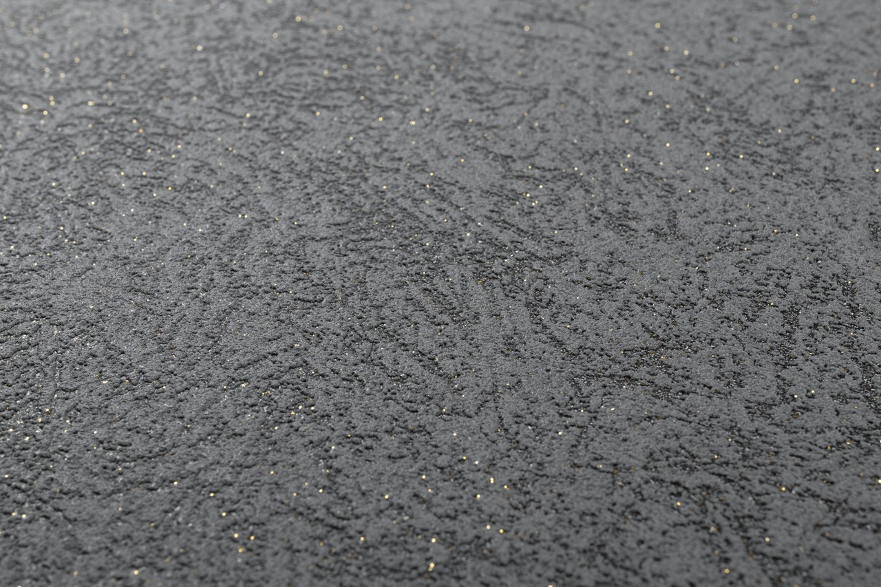 Vinyl Foam wallpaper on non-woven base Vinil ARABELLA KFV 5-1628 Gray-Black 10,05 x 0,53 m
