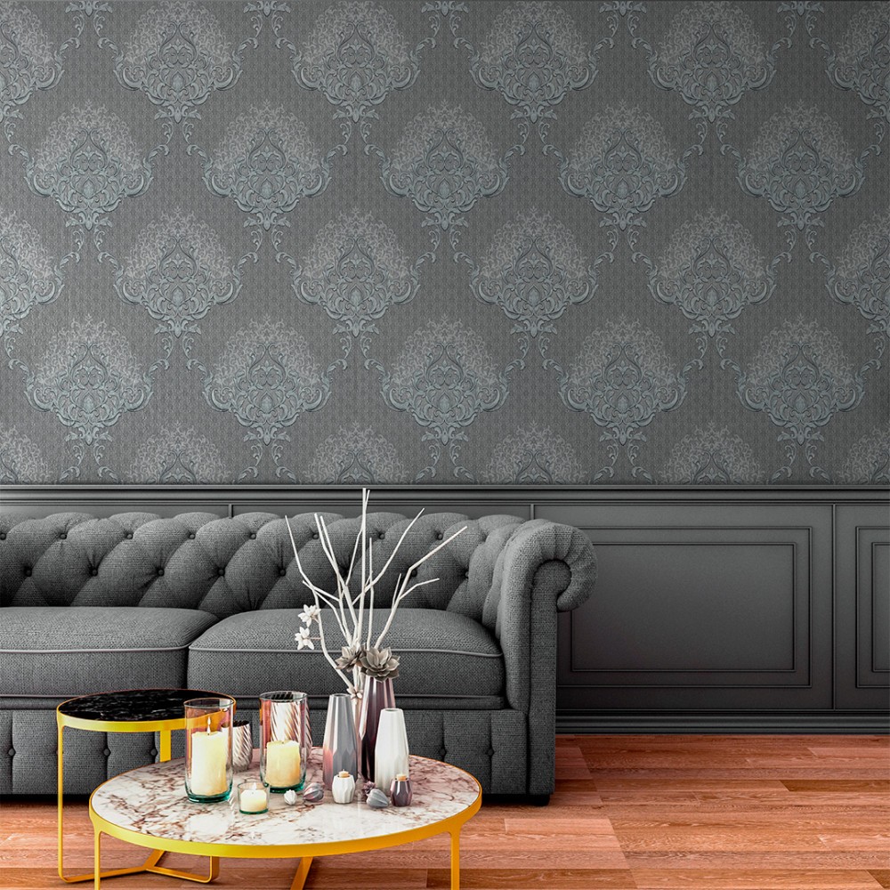 Vinyl Foam wallpaper on non-woven base Vinil Damir KFV 1-1631 Light-Brown 10,05 x 0,53 m