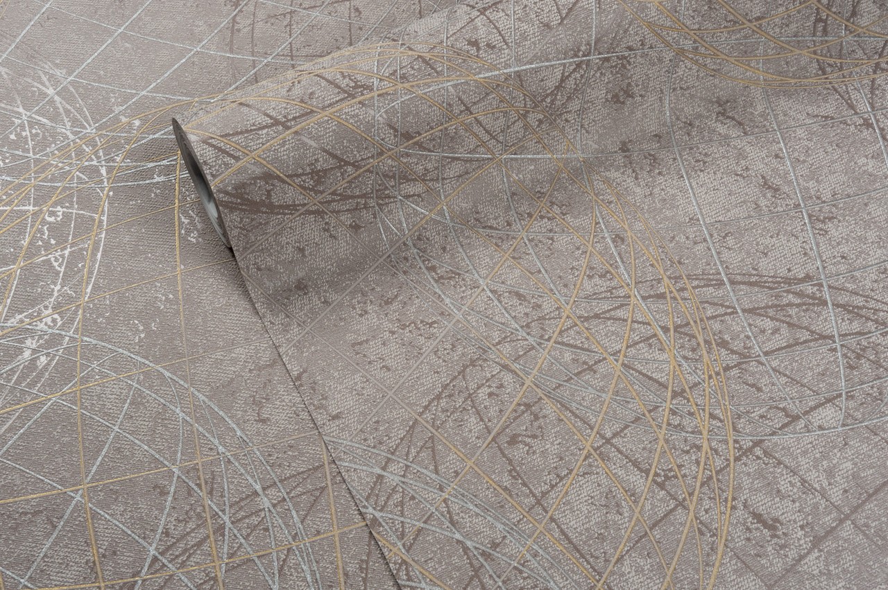Vinyl Foam wallpaper on non-woven base Vinil Sphere  DHS-1584/4 Brown 10,05 x 1,06 m