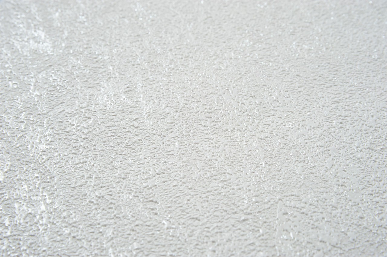 Hot Embossed wallpaper on Non-Woven Base Vinil Alanya VIP 1-1542 White 10,05 x 1,06 m