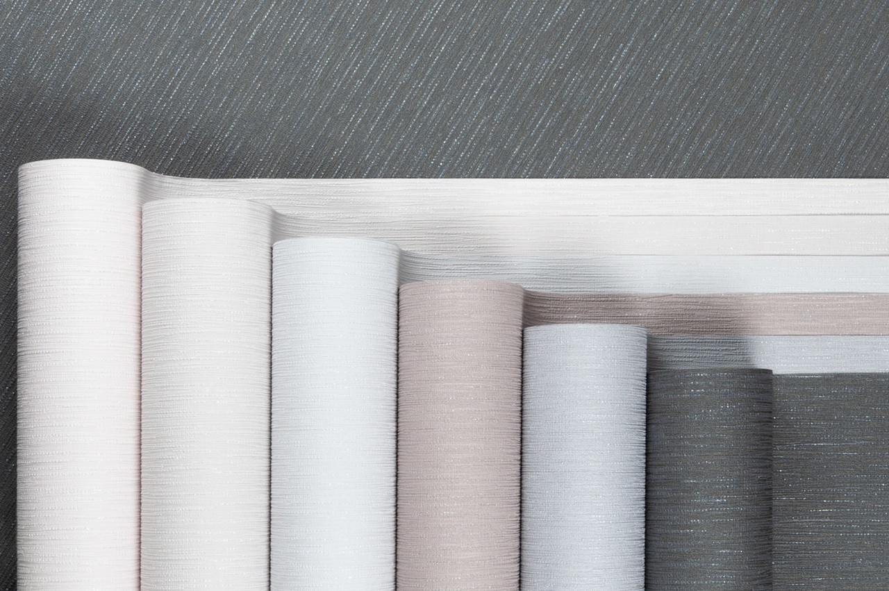 Vinyl Foam wallpaper on non-woven base Vinil Cashmere  DHS-1581/4 Brown 10,05 x 1,06 m