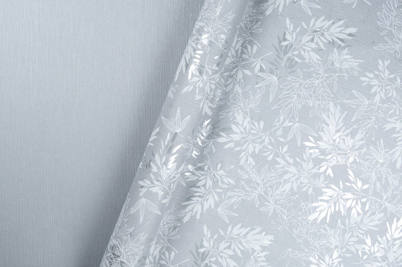 Vinyl Foam wallpaper on non-woven base Vinil Cashmere  DHS-1581/5 Gray 10,05 x 1,06 m