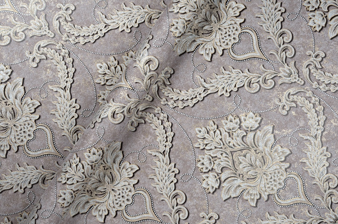Vinyl Foam wallpaper on non-woven base Vinil Avery DHV-1593/5 Brown 10,05 x 1,06 m