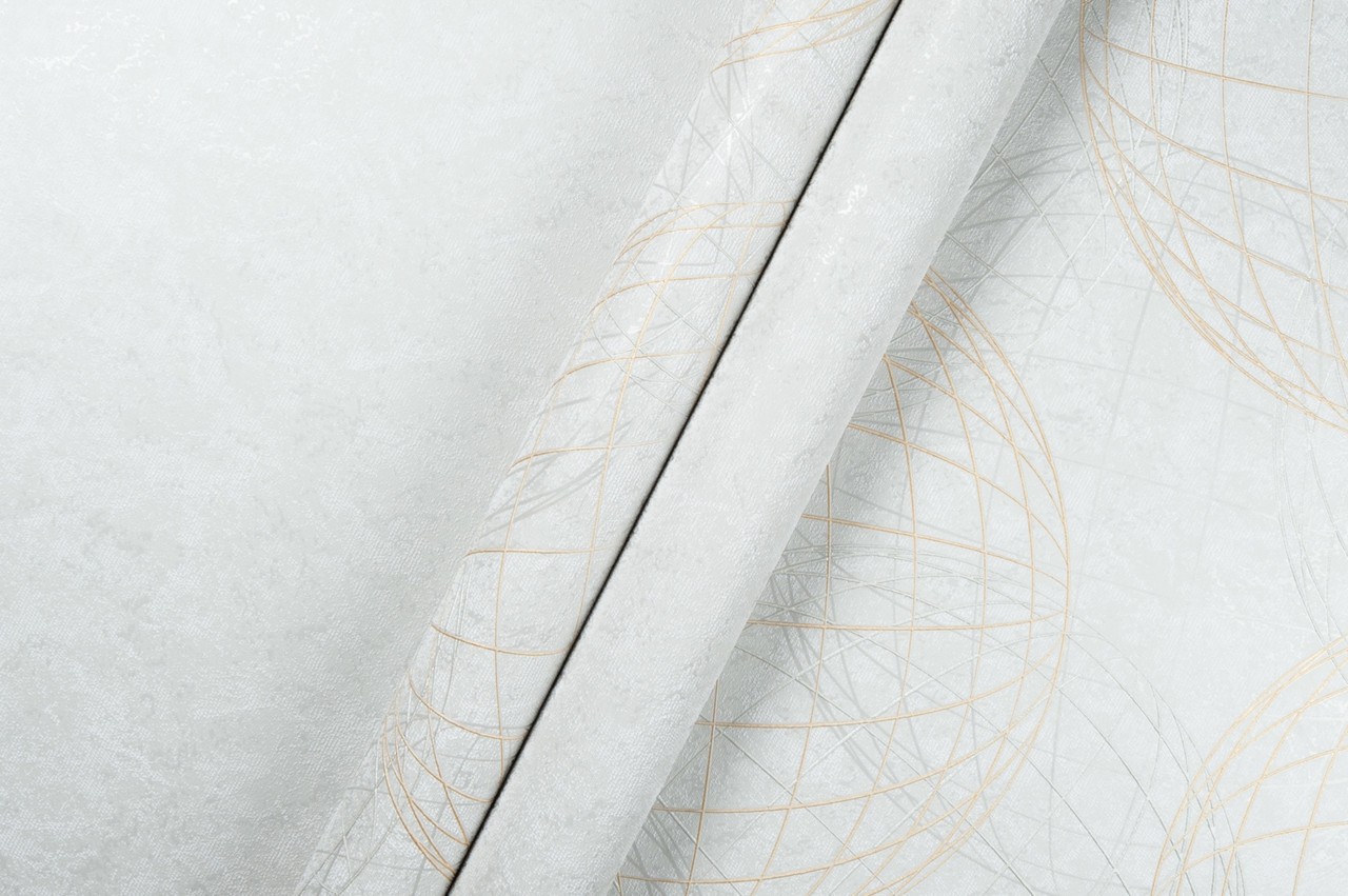 Vinyl Foam wallpaper on non-woven base Vinil Sphere DHN-1641/1 Light-Gray 10,05 x 1,06 m