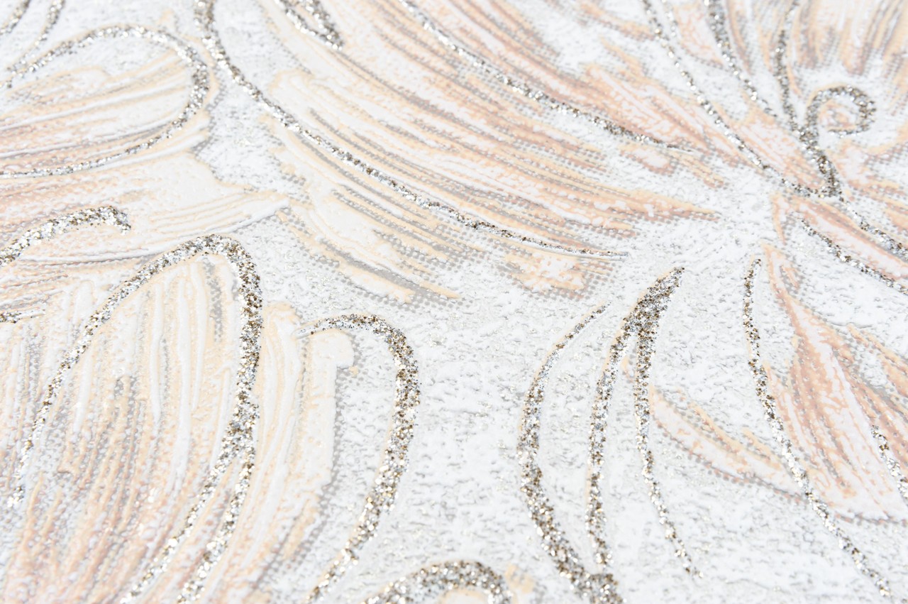 Vinyl Foam wallpaper on non-woven base Vinil Pure DHL-1652/2 Gray-Beige (1,06С…10,05 m)