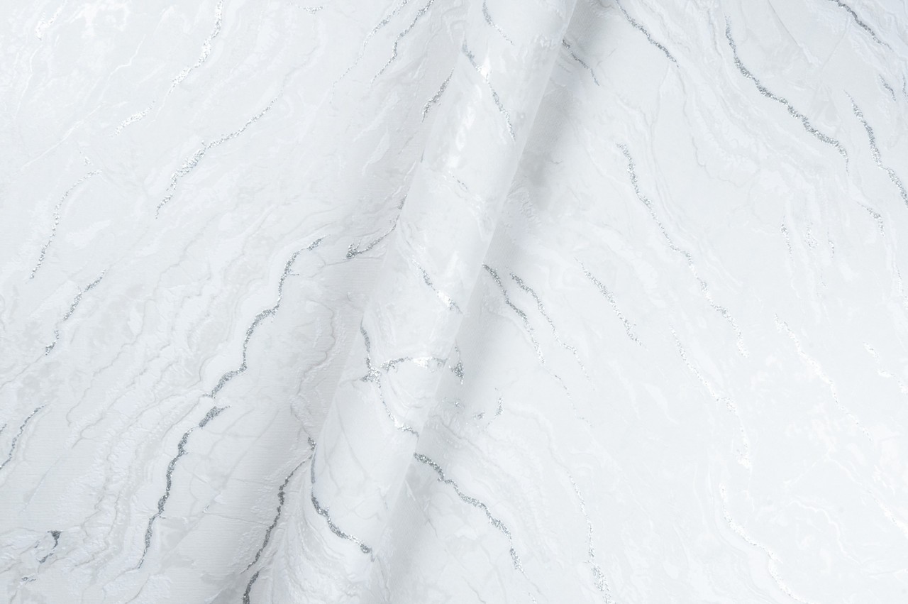 Vinyl Foam wallpaper on non-woven base Vinil Lagoona DHL-1651/1 White (1,06С…10,05 m)