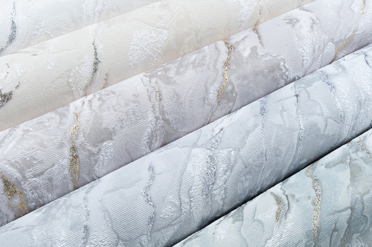 Vinyl Foam wallpaper on non-woven base Vinil Lagoona  DHS-1585/4 Gray-Light Gray (1,06С…10,05 m)