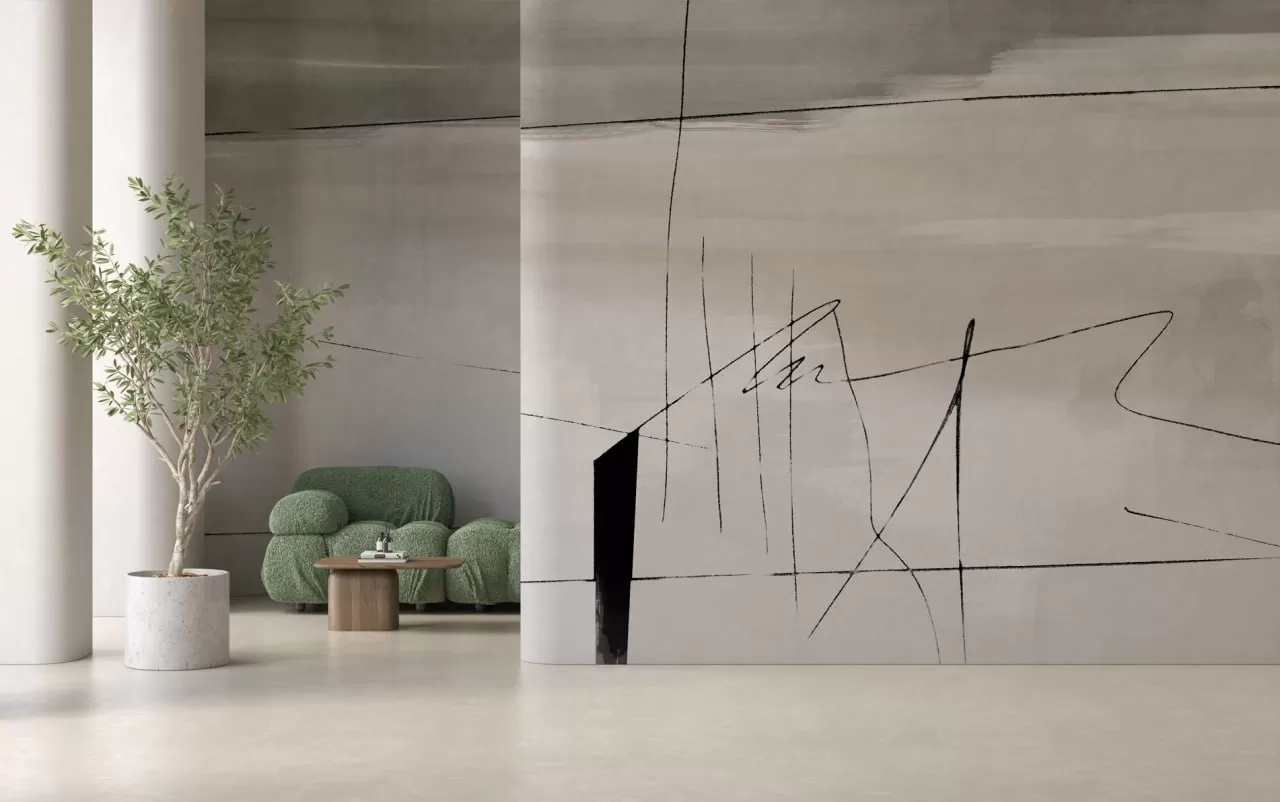 New Jersey - Abstract Wallpaper for a Modern Interior | Art Vision Decor